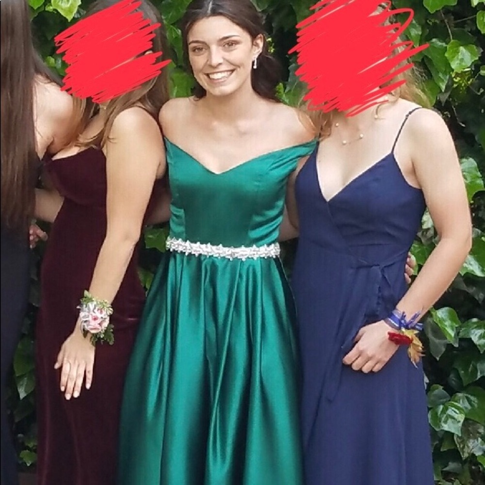 Green prom dress